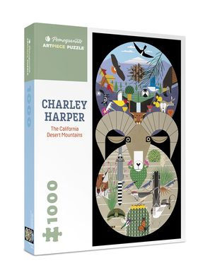 Charley Harper: The California Desert Mountains 1000-Piece Jigsaw Puzzle