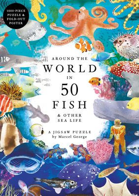 Around the World in 50 Fish 1000 Piece Puzzle