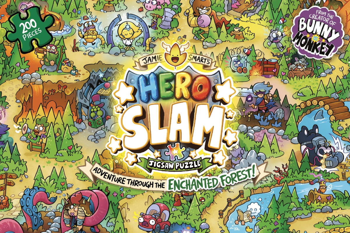 Jamie Smart's Hero Slam Jigsaw Puzzle: 200 Pieces: The Brand New 200-Piece Jigsaw Puzzle from the No 1 Bestselling Creator of Bunny Vs Monkey