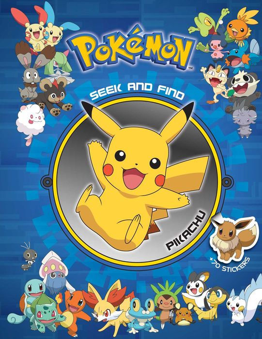 Pokemon Seek and Find Pikachu