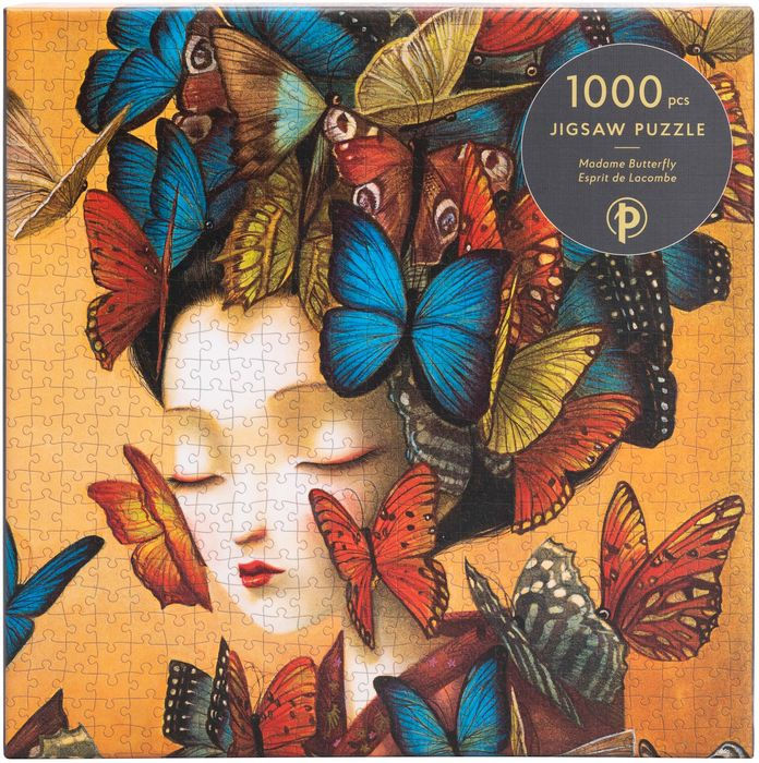 Madame Butterfly 1000 Piece Jigsaw Puzzle by Paperblanks (Esprit de Lacombe)