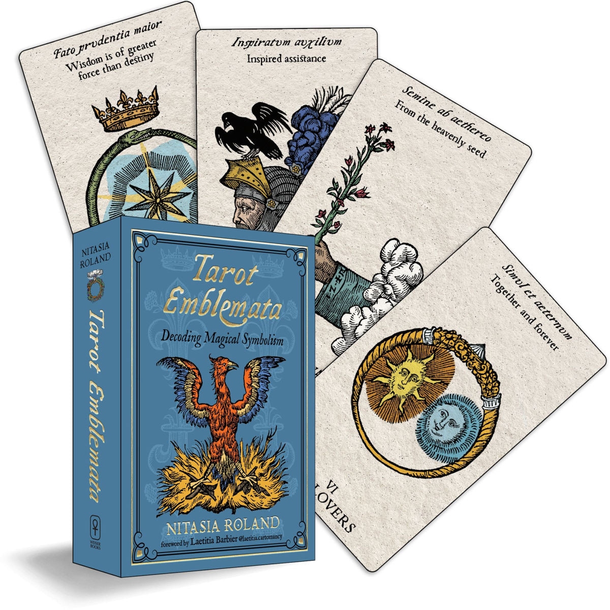Tarot Emblemata: Decoding Magical Symbolism (83 Full-Color Cards and 192-Page Guidebook)