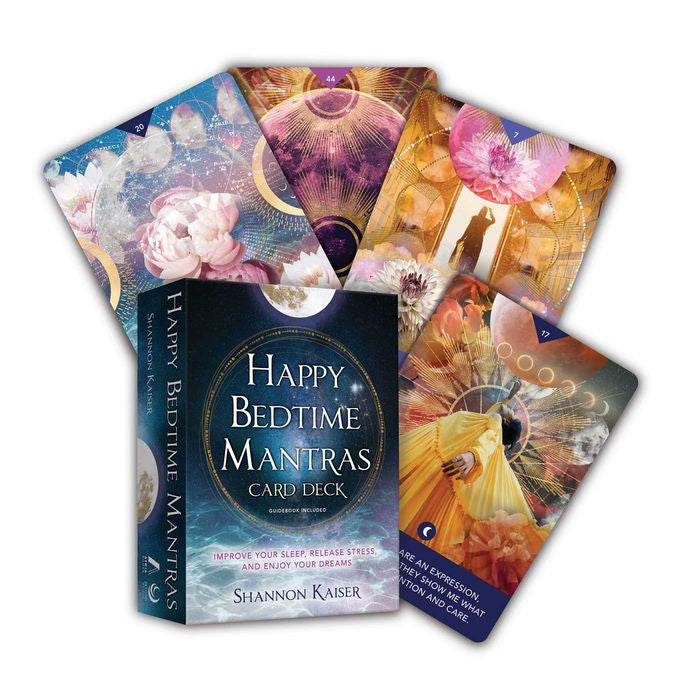 Happy Bedtime Mantras Card Deck: Improve Your Sleep Release Stress and Enjoy Your Dreams