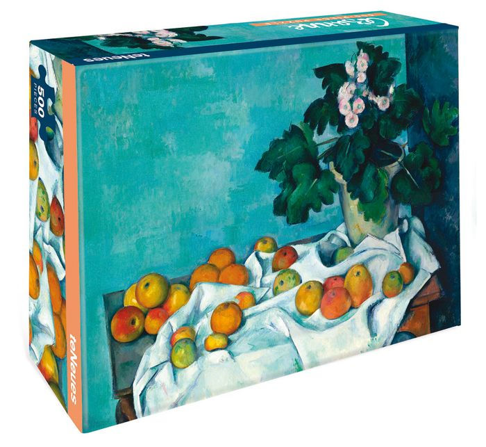 Teneues - Puzzle: Still Life with Apples by Cezanne, 500 Piece Puzzle, Full Color Artwork, Expertly Printed, Compact Box, 14 X 19 Puzzle: 500-Piece Pu