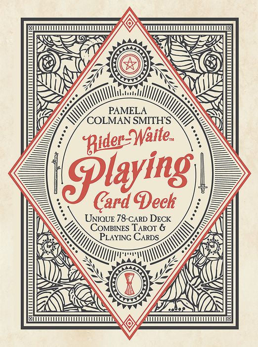 Rider Waite Playing Card Deck: 78-Card Poker Deck Illustrated with Pamela Colman Smith Rider-Waite Tarot Images Combines Tarot and Playing Cards In
