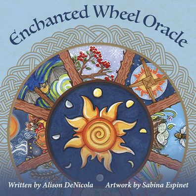 Enchanted Wheel Oracle: 45 Round Cards with Hand-Painted Art-- Explore Spiritual Pathways Portals and Elemental Energy with the Celtic Wheel of the