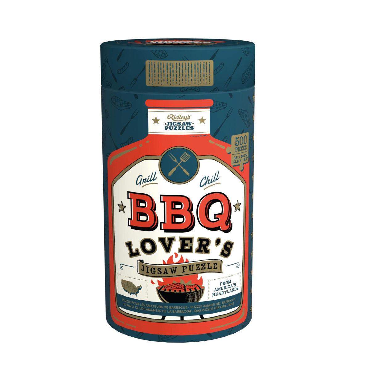 BBQ Lover's 500-Piece Jigsaw Puzzle