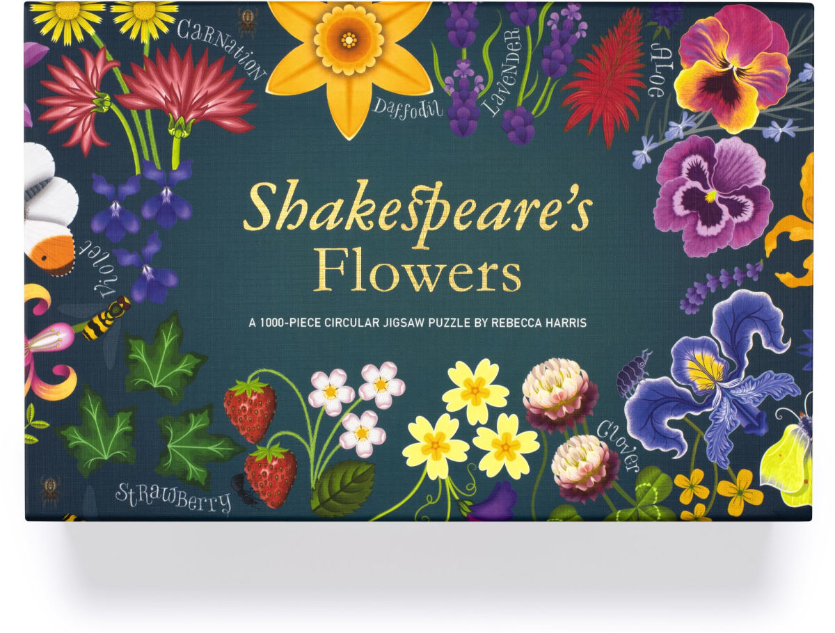 Shakespeare's Flowers: A 1000-Piece Jigsaw Puzzle with a Poetic Host of Flowers, Plants and Animals