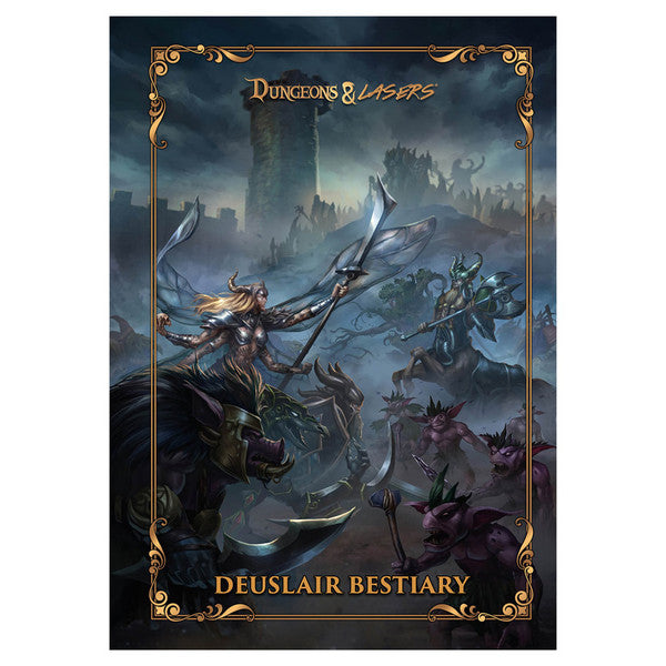 Dungeons & Lasers: The World Of Deuslair: Bestiary Book (Hardcover)