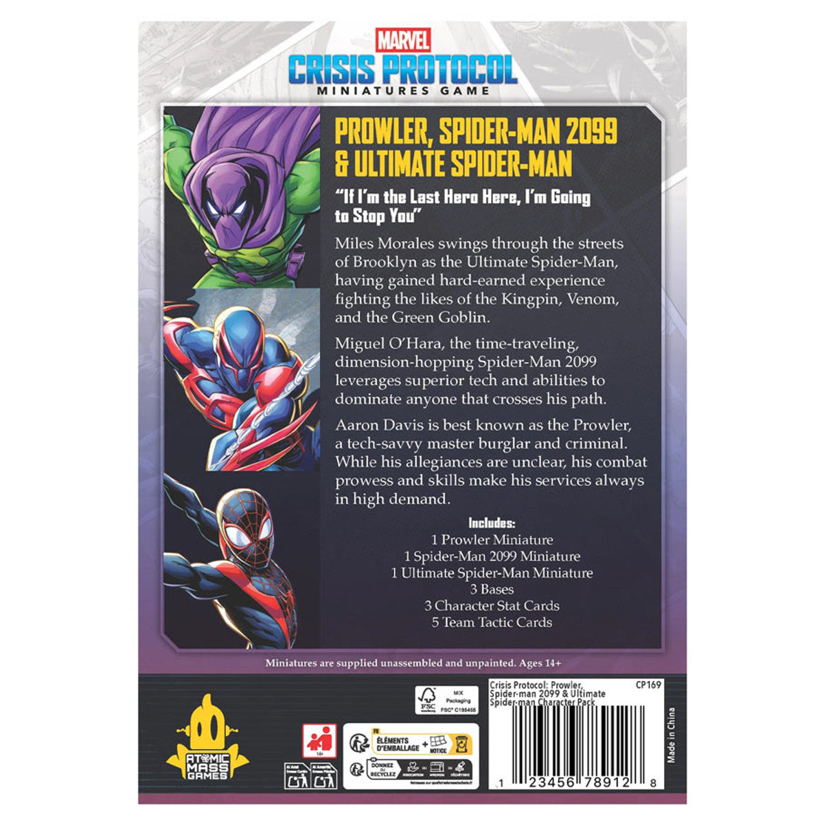 Marvel Crisis Protocol: Prowler, Spider-Man 2099 & Ultimate Spider-Man