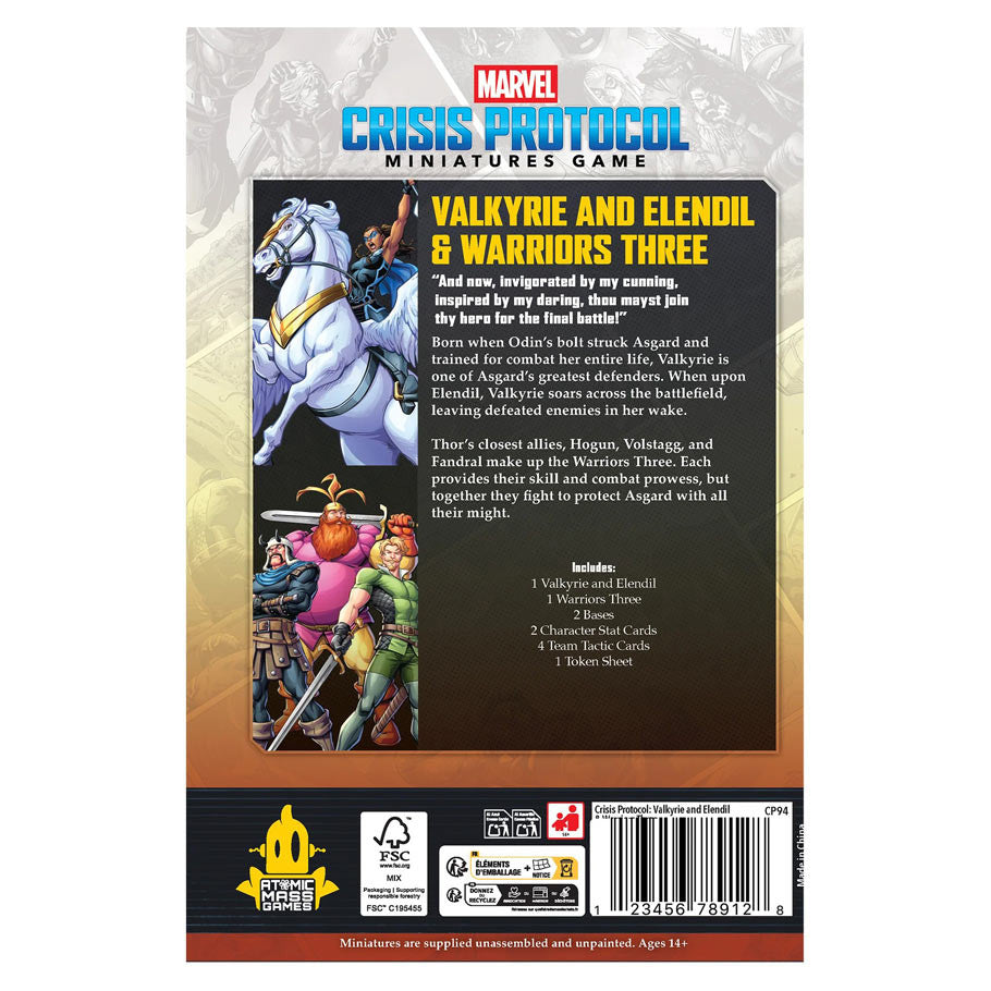 Marvel Crisis Protocol: Valkyrie On Elendil & Warriors Three