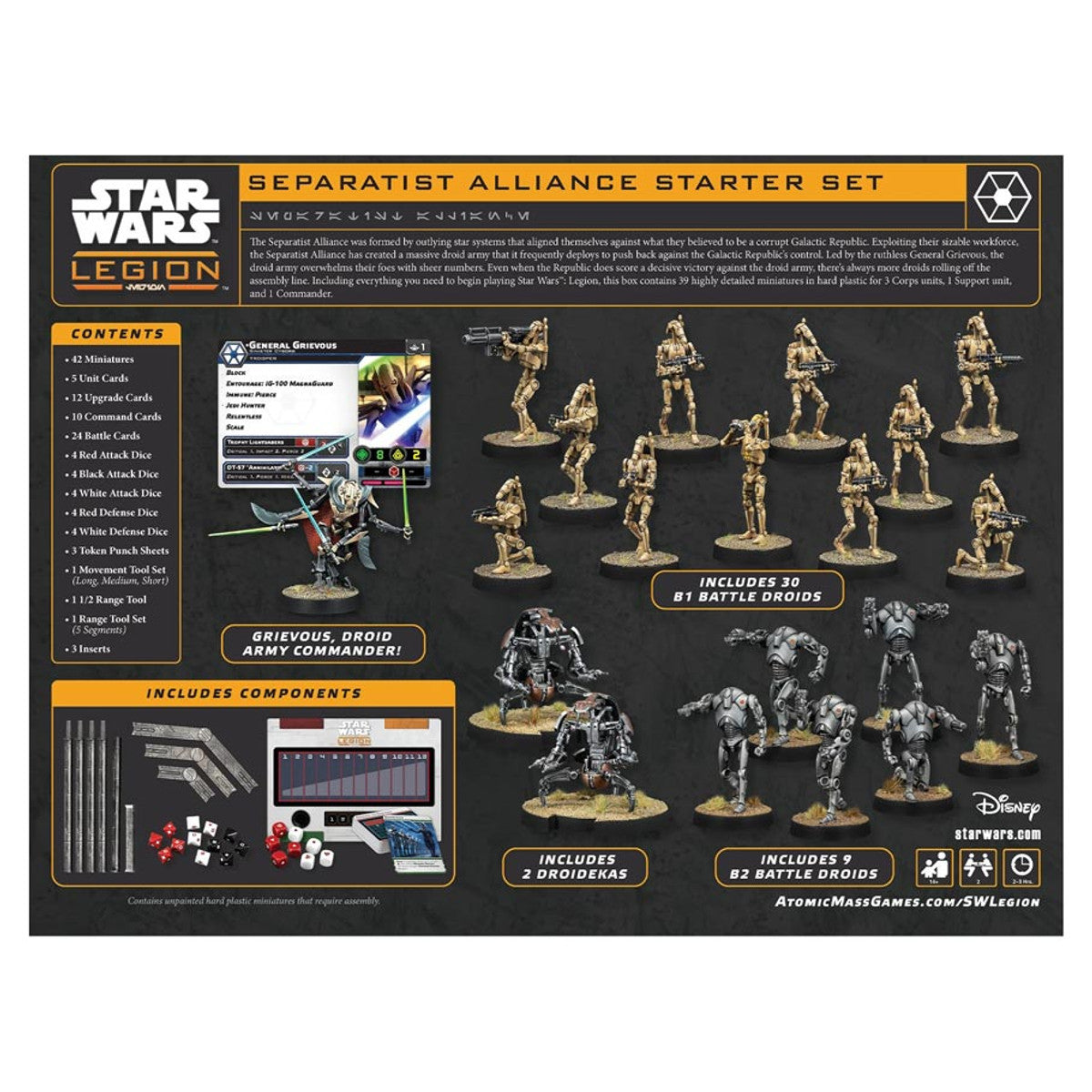 Star Wars Legion: Separatist Alliance Starter Set