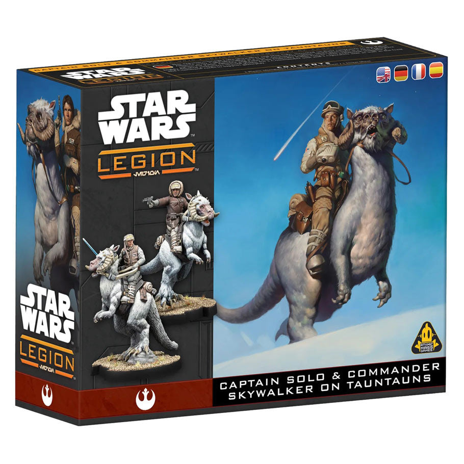 Star Wars Legion: Captain Solo & Commander Skywalker on Tauntauns