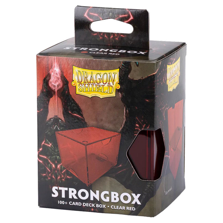 Deck Box: Strongbox: 100+: Clear Red
