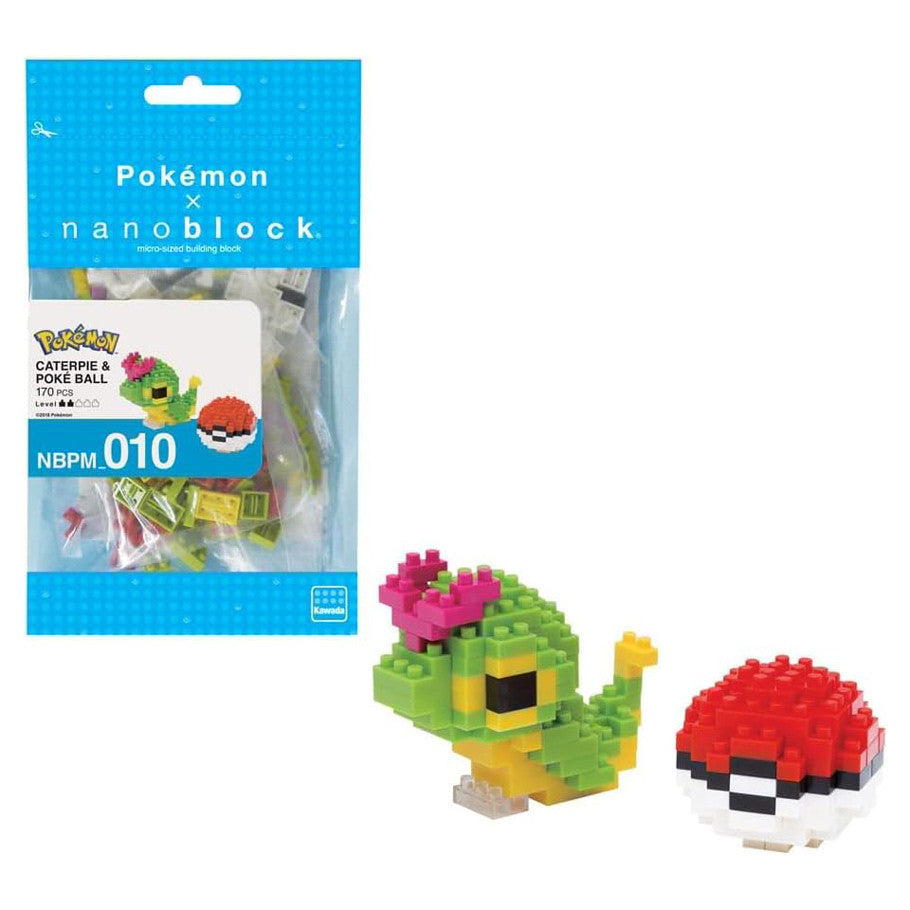 Nanoblock: Pokémon: Caterpie & Poké Ball