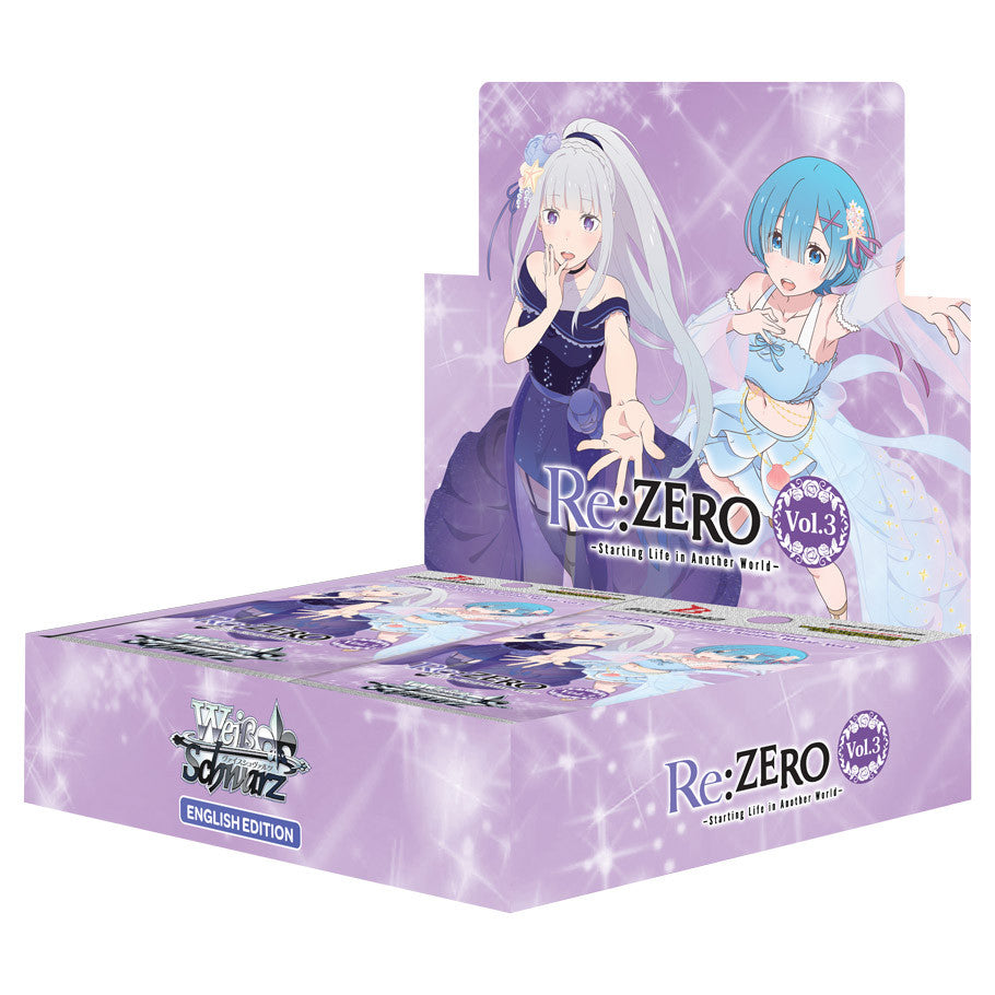 Weiss Schwarz: Re:ZERO Starting Life in Another World Vol.3: Booster Display