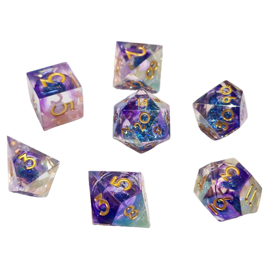 7-Set Nebula Liquid Core Purple Blue