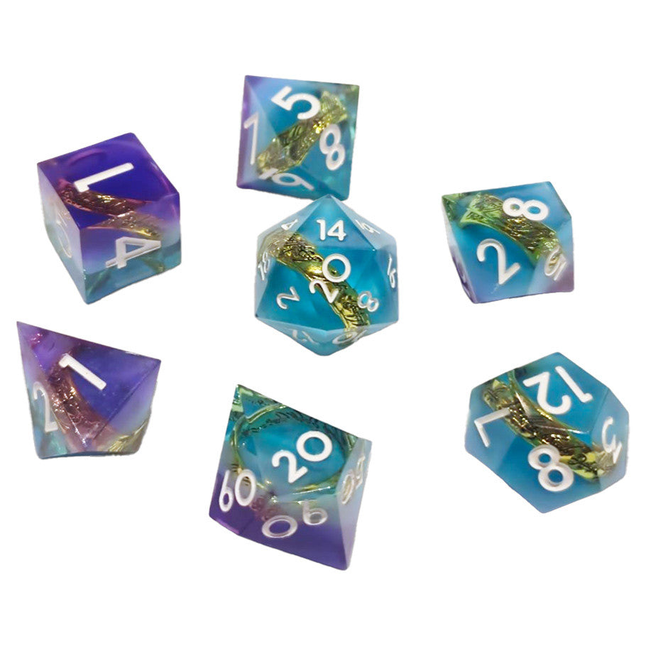 7-Set Ringfellows Purple Teal