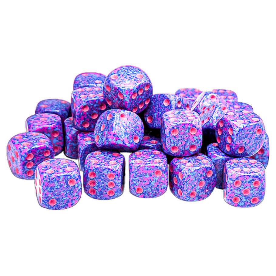 d6Cube 12mm Speckled: Purple Passion (36)
