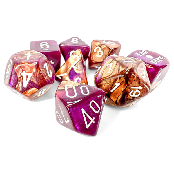 7-Set Lab Gemini Copper-Purple with White