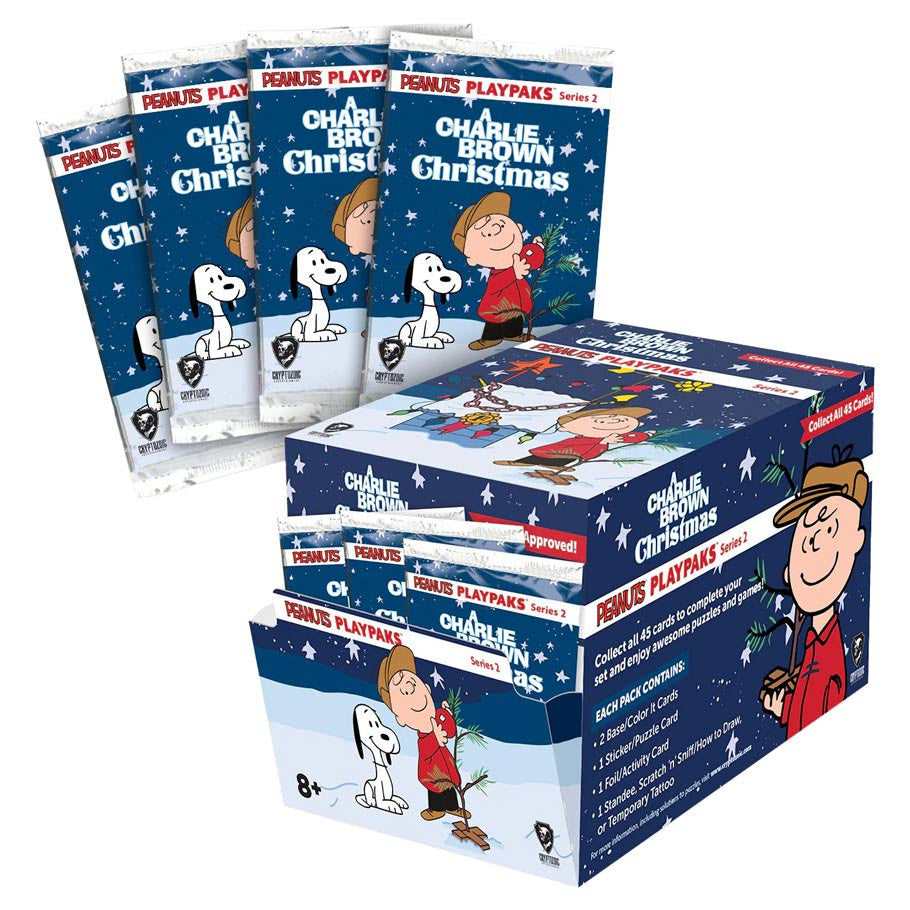 PlayPaks: Peanuts: A Charlie Brown Christmas Gravity Feed Booster Display (24)