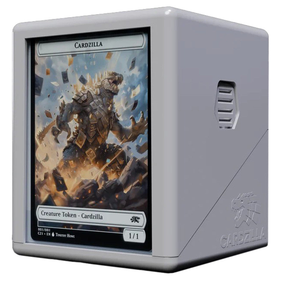 Deck Box: Cardzilla Showcase 100+ Deck Box White