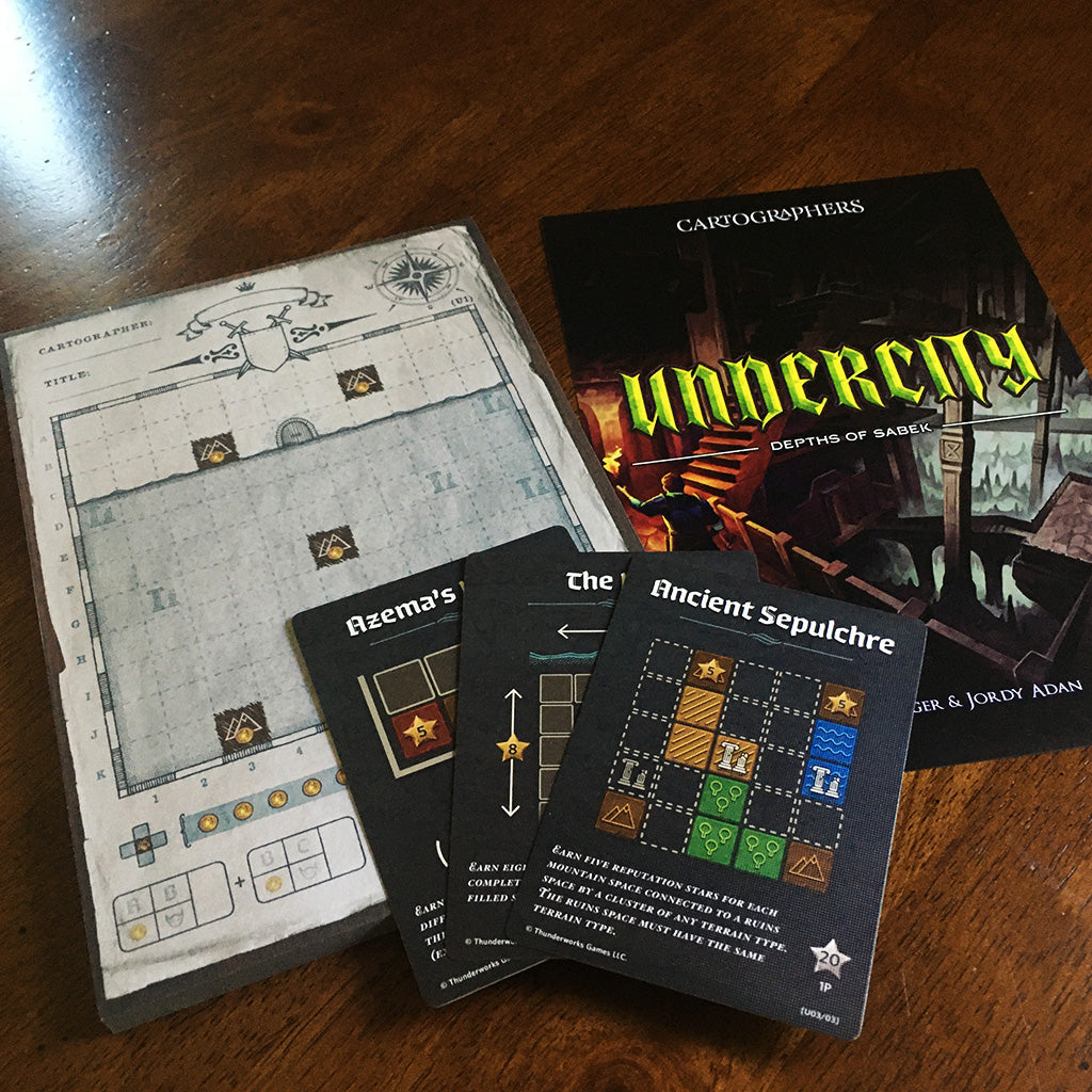 Cartographers Heroes: Map Pack 3: Undercity