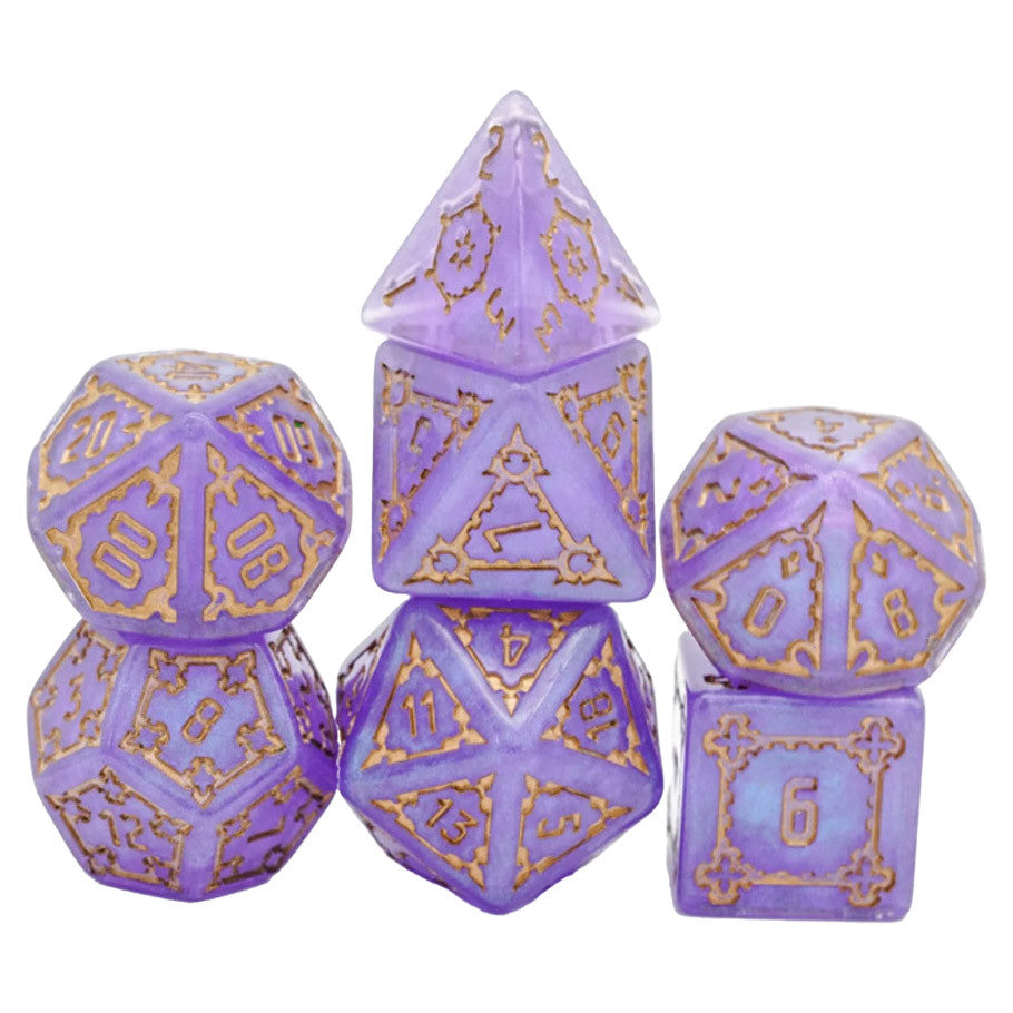 7-set 25mm Castle: Purple
