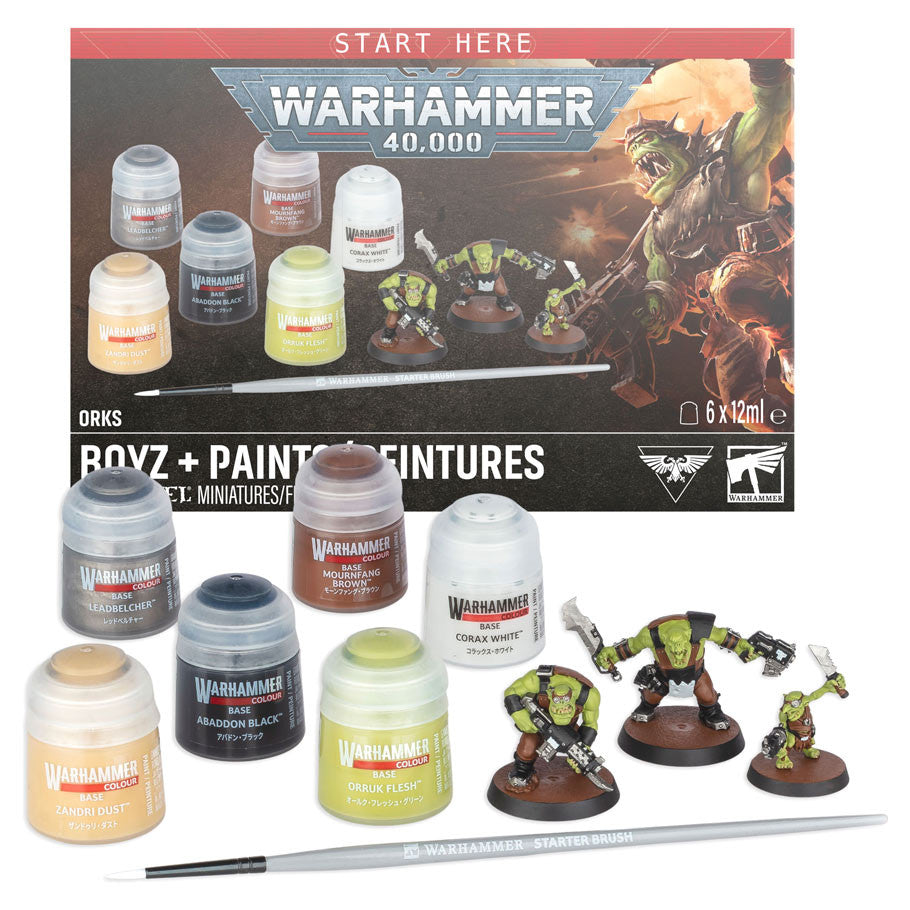 60-05 Warhammer 40,000: Orks + Paints Set