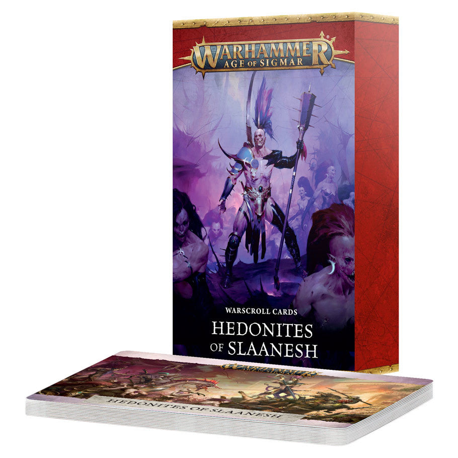 83-71 Age of Sigmar: Hedonites of Slaanesh: Warscroll Cards