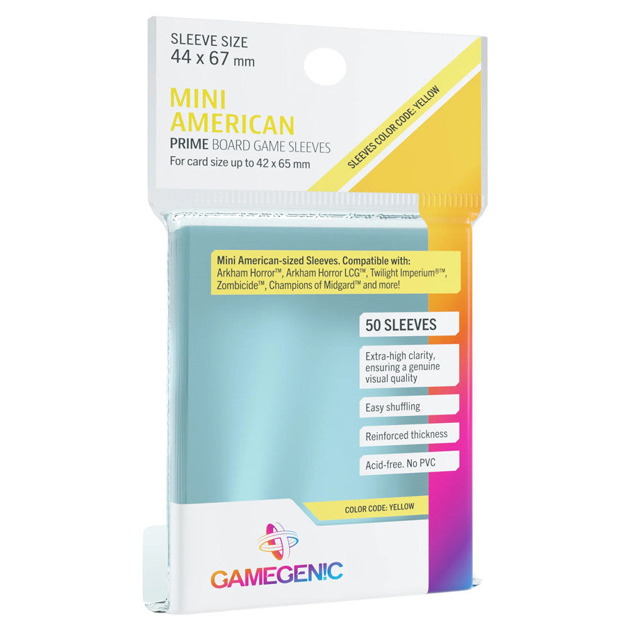 Deck Protector: Board Game Sleeve: Mini American 44 x 67 mm (50)