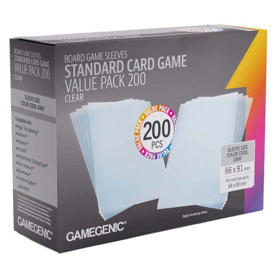 Deck Protector: Prime Sleeves Standard Card Game-Size Value Pack (200)