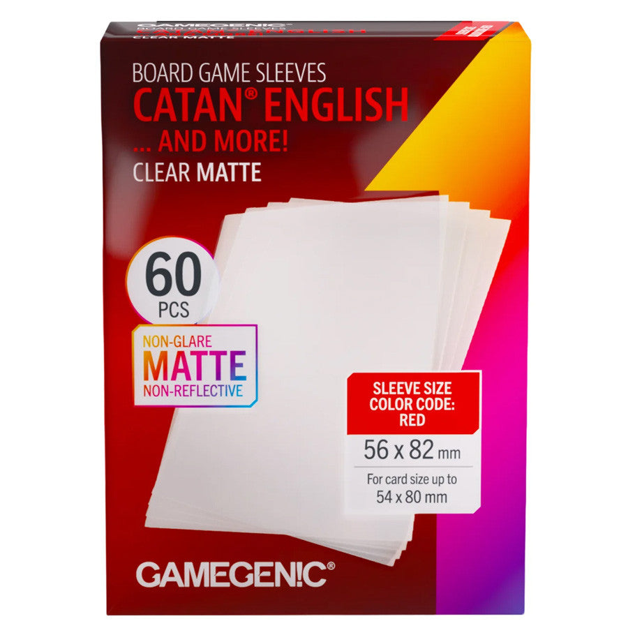 Deck Protector: Board Game Sleeve: Matte: CATAN 56 x 82 mm (60)