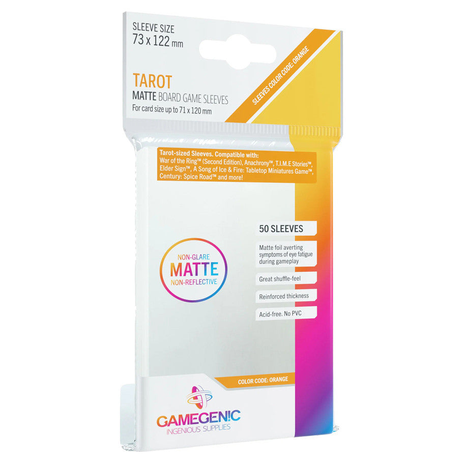 Deck Protector: Board Game Sleeve: Matte: Tarot (50)