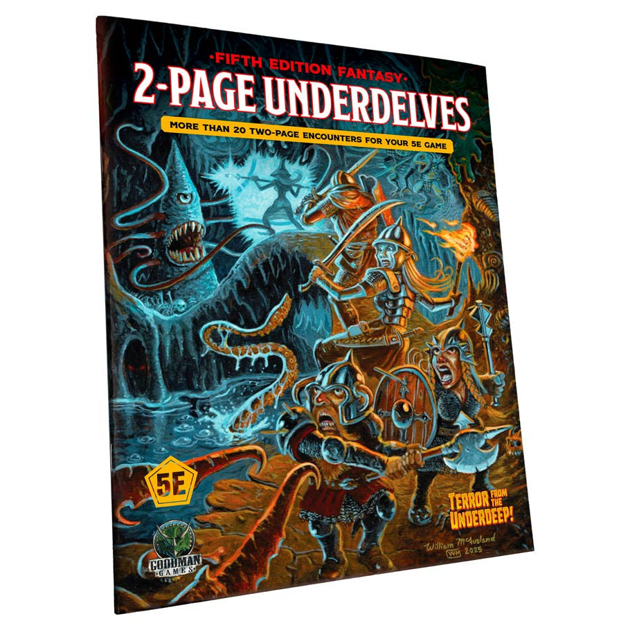 D&D 5E: Adventure: 2-Page UnderDelves