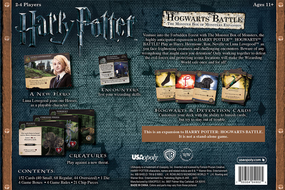 Harry Potter: Hogwarts Battle: The Monster Box of Monsters Expansion