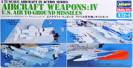 1/72 Aircraft Weapons IV: US Air to Ground Missiles
