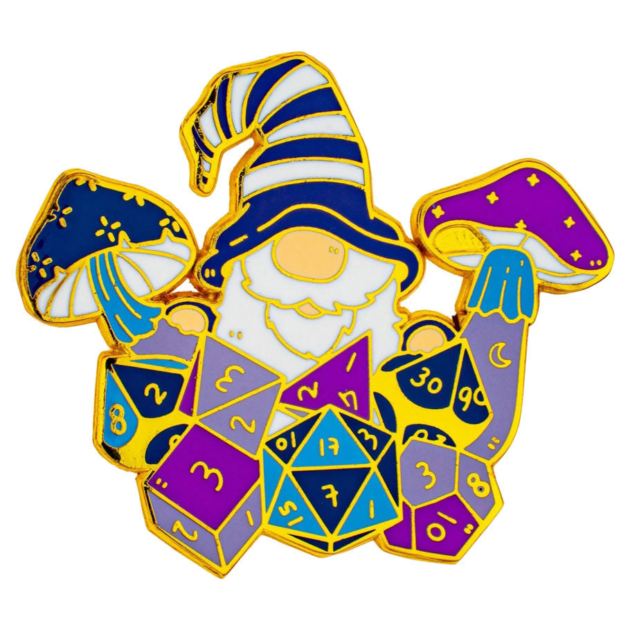 Enamel Pin: Quest's Reward: Gnome with Dice