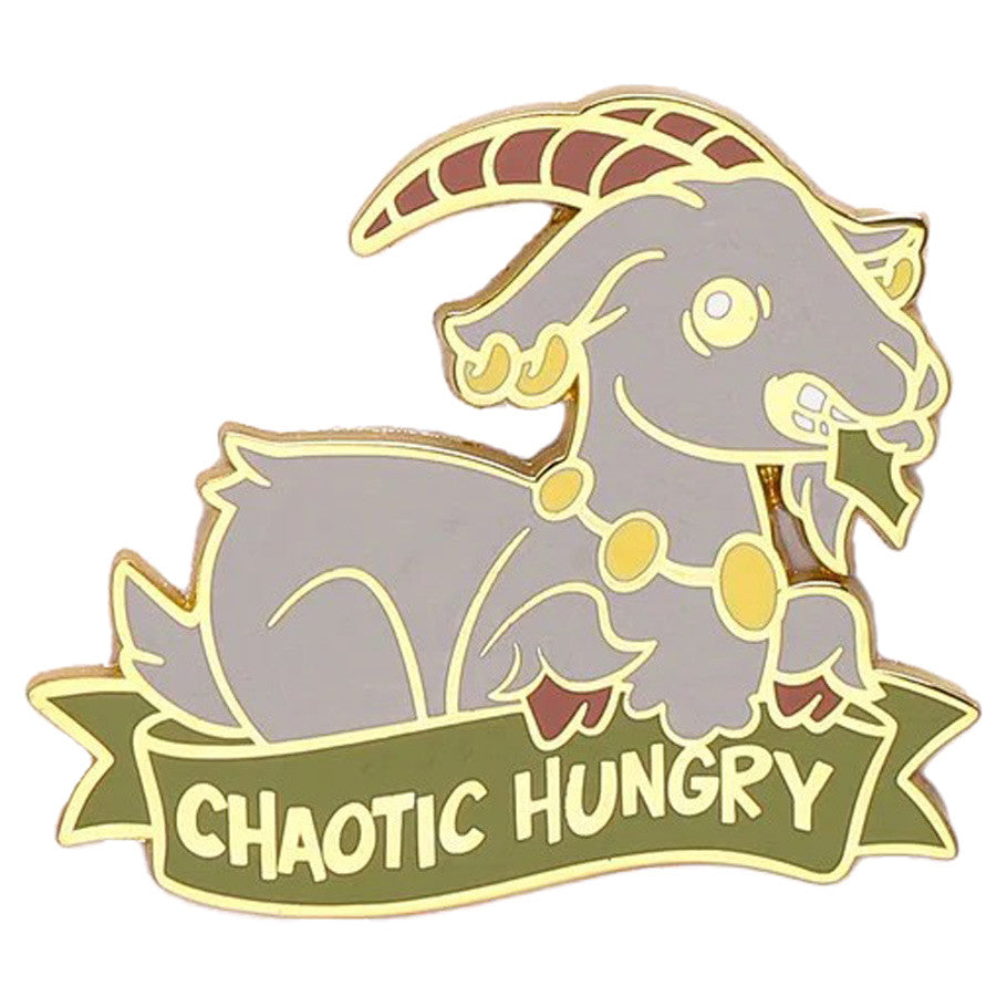 Enamel Pin: Alternative Alignments: Chaotic Hungry Goat