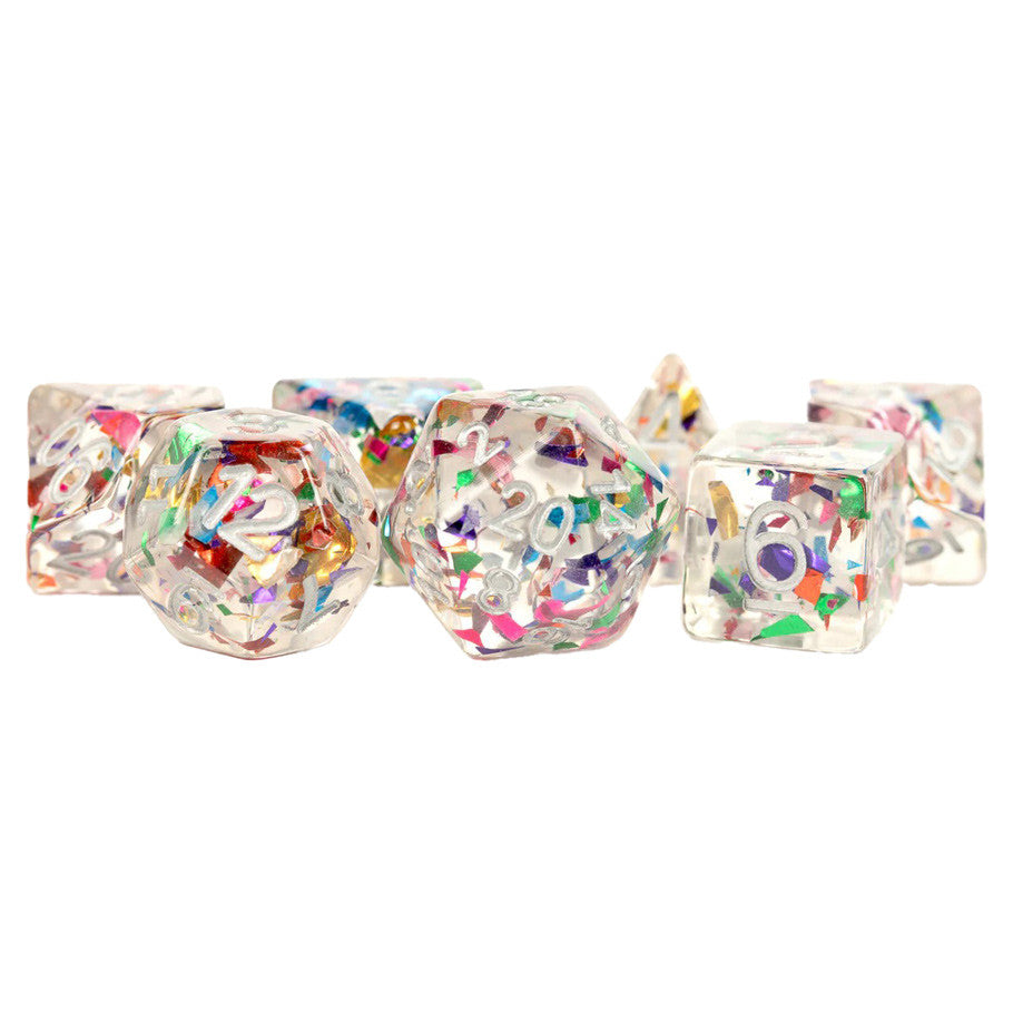 7-Set: 16mm: Rainbow Foil