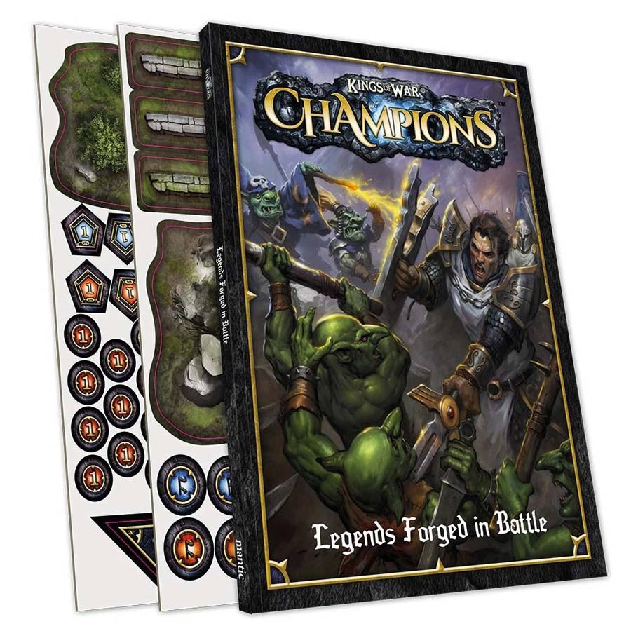 Kings Of War: Champions Rulebook & Tokens
