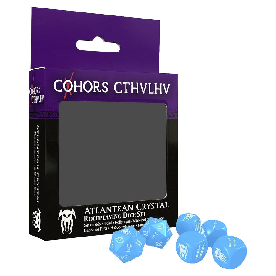 Cohors Cthulhu RPG Atlantean Crystal Dice Pack