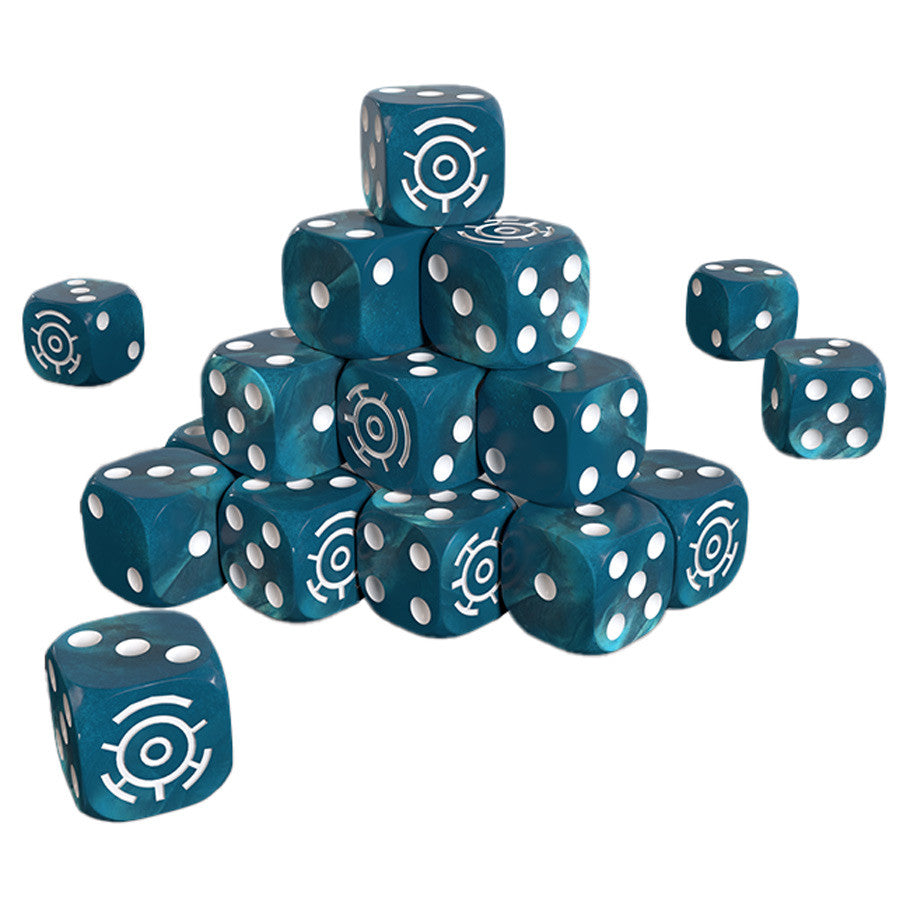 One Page Rules: Grimdark Future: Robot Legions: 16mm Dice Set (20)