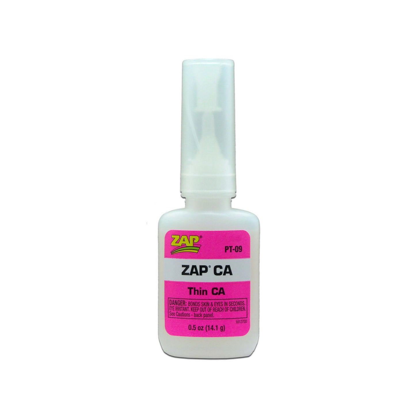 1/2 Oz Zap CA Thin Viscosity Superglue (Pink Label)