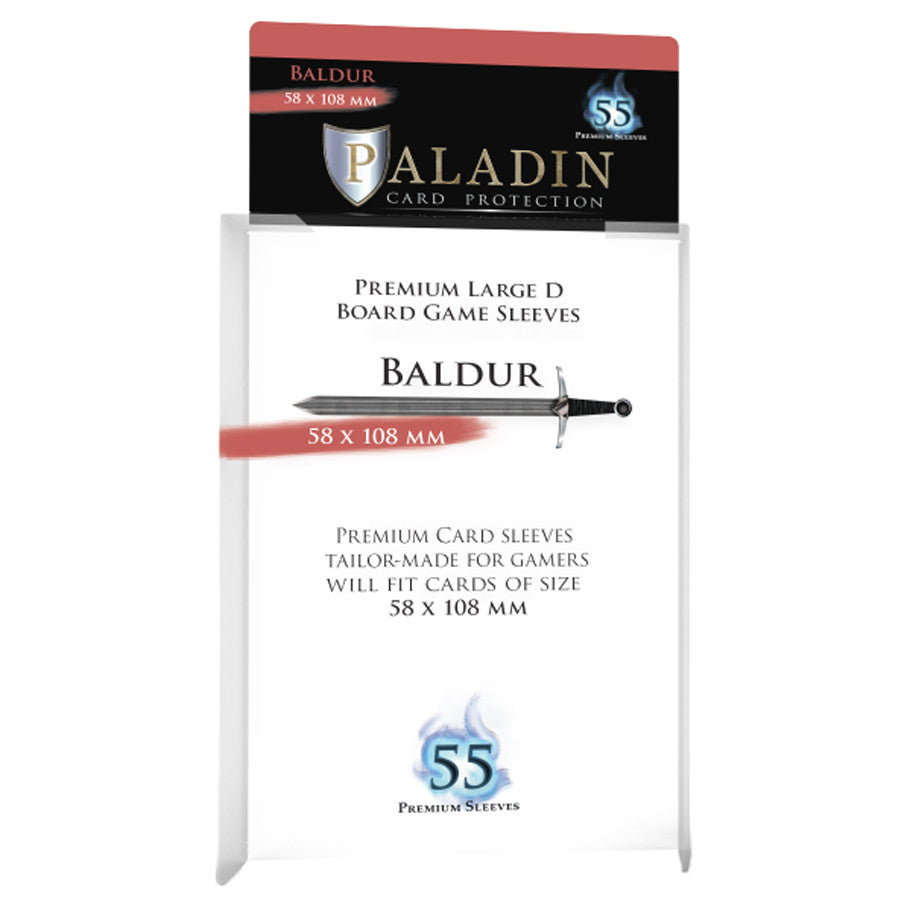Deck Protector: Paladin: Baldur: Transparent (61mmX111mm) (55)