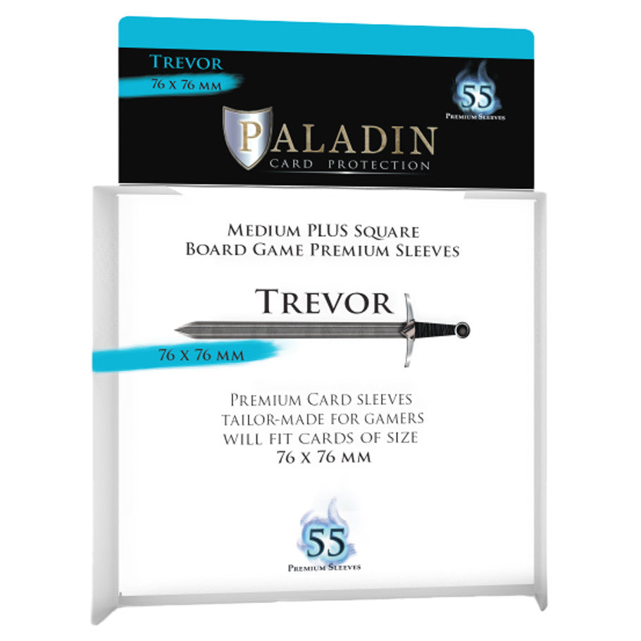 Deck Protector: Paladin: Trevor: Transparent (79mmX79mm) (55)