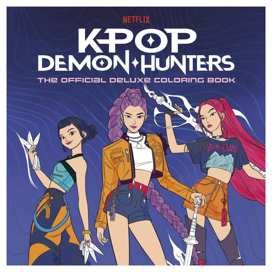 KPop Demon Hunters: The Official Deluxe Coloring Book