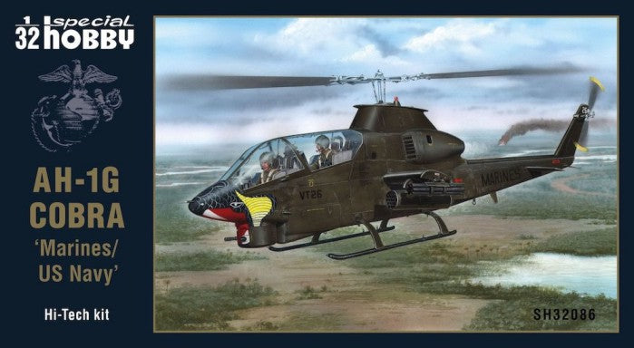 1/32 AH1G Cobra Marines/US Navy Helicopter (Hi-Tech)