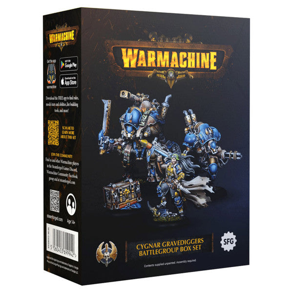 Warmachine: Cygnar Gravediggers Battlegroup Box