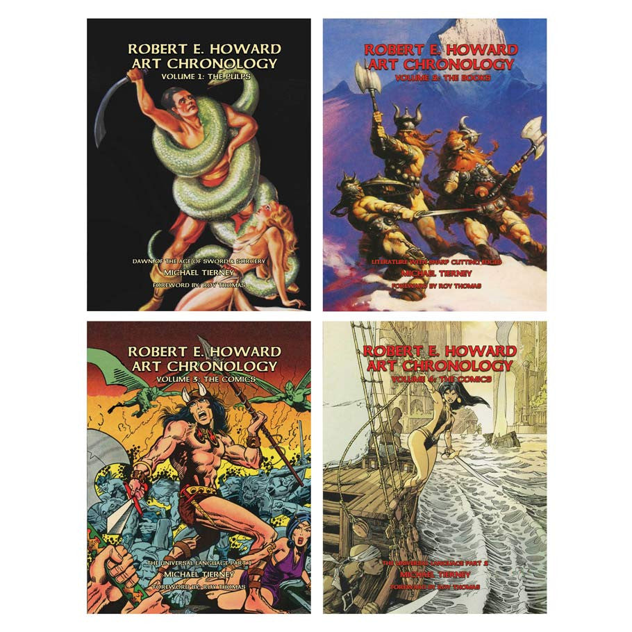 Robert E. Howard Art Chronology 4-Volume Slipcase